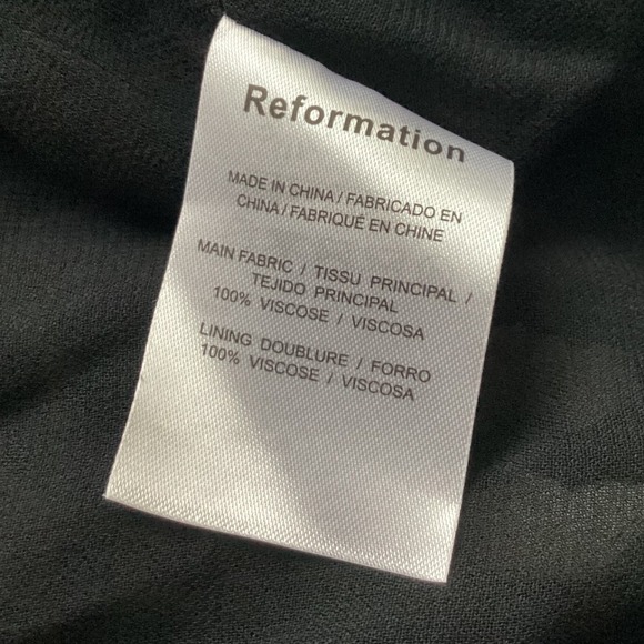 Reformation Black and Cream Floral Maxi Dress - Picture 7 of 11